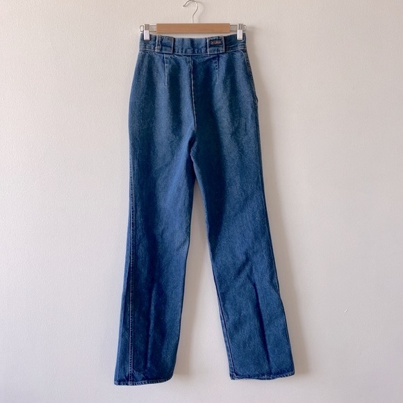 Leviโs late 1960โs Talon 42 high rise bellbottom wide leg jean size 26 - Picture 4 of 13